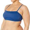 Amazon Essentials Womens Bandeau Swim Top (X-Small, Deep Blue)