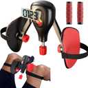 Kegel Exercise Pelvic Floor Exercise Devices 0-77 lbs, Thigh Trainer with Replaceable Handle Fit Pelvic and Thigh , Inner Thigh Exerciser Kegel Exerciser Pelvic Floor Muscle for Women Men (Black)