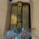 Skinny Side Table 7 inch Wide for Small Apartment Between Chairs, Very Narrow Table for Recliner, Couch, Armchair, Thin Slim End Table for Living Room, Bedroom,Drinks (Chestnut)