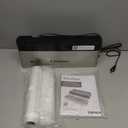FoodSaver PowerVac Compact Vacuum Sealing Machine Stainless Steel & Black Vertical Storage VS0150