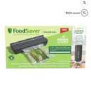 FoodSaver Vacuum Sealer Machine, Automatic Bag Detection, Sous Vide Friendly, with sealer bags, roll, handheld vacuum sealer, black
