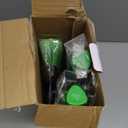 SEAAES 55 Inch Ice Scraper and Snow Brush with Squeegee, Extendable Snow Ice Removal with Foam Grip for Windshield SUV Truck Vehicle Window (Green)