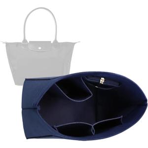 Purse Organizer for Le Pliage Handbags insert Organizer insert 1012blue-L