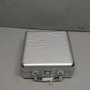 Mexican Train Dominoes Set Double 12 Color Dots with Wooden Hub 8 Metal Trains and Aluminum Case