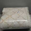 Area Rug for Living Room 6x9: Large Washable Boho Moroccan Rugs Geometric Neutral Rug, Non-Slip Foldable Morden Farmhouse Indoor Floor Carpet for Bedroom Dining Table Home(Beige,6X9)