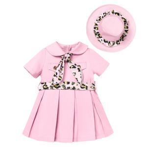 Baby Girl Wild One 1st Birthday Outfit Leopard Print Bloomer Shorts Set Cheetah Dress Jungle Safari Theme Outfits Pink 0-6 Months