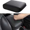 JDMCAR Center Console Cover Compatible with 2024 2025 2026 Toyota Tacoma Accessories,Customized Middle Console Lid Cover Pad Protector (Pu Leather-Fits 2024+ Tacoma)