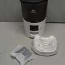 IMIPAW Automatic Cat Feeder, 3L Timed Dry Food Dispenser with Desiccant, Programmable Portion Control, Dual Power Backup, 10 Meals Daily, 15 Portions Per Meal, Suitable for Small Pets, Easy Setup (White)