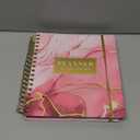 CAGIE 2026 Planner Weekly and Monthly Dec 2025Dec 2026 Hardcover Planner with Pockets, 13 Month Large Pink Marble Calendar Planner with Stickers Tabs, Spiral Bound Yearly Calendar Planner for Women, 8.3" x 9.3"