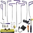 Rods Dent Removal Kit, 30 Pcs Paintless Dent Repair Rods, Special Manganese Steel, Professional Hail Dent Removal Tool for Minor Dents, Door Dings and Hail Damage