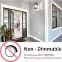 6-Pack A19 LED Light Bulbs,60 Watt Equivalent Daylight 5000K with E26 Base,Efficient 9W,800 Lumens Non-Dimmable LED Bulbs,15000 Hours, Ideal for Bedroom Living Room