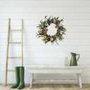 Floralies 20" Handmade Spring Summer Wreaths for Front Door Farmhouse Wreaths Floral Flower Daisy Spring Indoor Wreath Home Dcor