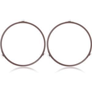 1pcs Microwave Turntable Ring, 7in Microwave Oven Tray Roller Spinner Replacement Parts Glass Plate Tray Support Holder Rotating Ring for 9.65-10.63in Glass Plates