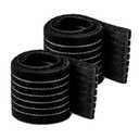 Comfytemp Ice Pack Strap, Stretchable, Reusable, 27.6 x 2 in, 2pcs, Ice Belt Extender Straps, Elastic Hook and Loop Extension Straps Add Length to Most Ice Packs, Multiple Uses