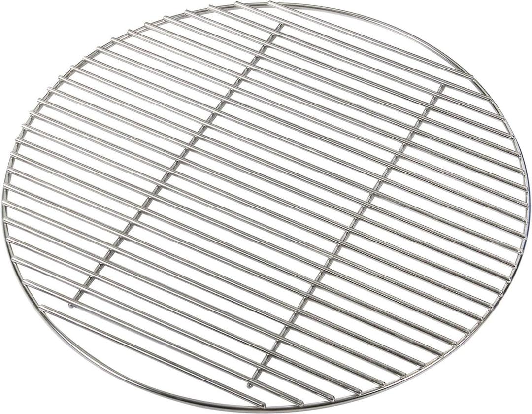 17" Bottom Fire Grate BBQ High Heat 304 Stainless Steel Charcoal Fire Grate Fits XLarge Big Green Egg Fire Box,Fire Grate fit Weber 22 Grill Parts Charcoal Grate Replacement Accessories(17")