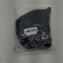 ANOGOL Hair Cap+ Black Braided Wig With Bangs for Women Long Straight Pigtails Wig for Women Synthetic Wigs with 2 Pigtails Gothic Costume for Halloween Party