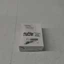 Mudder 2 Pieces Crystal Lamp Finials Decorative Lamp Shade Screw Cap Clear Top Knob with Polished Chrome Base 1-3/4 Inches Diamond Knob(Gold Base)