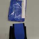 LotFancy Face Ice Pack Wrap for TMJ, Wisdom Teeth, with 4 Reusable Hot Cold Therapy Gel Packs, Pain Relief for Head, Oral and Facial Surgery, Dental Implants, Blue 