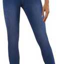 COPYLEAF Stretchy Jeans for Women Trendy Butt Lifting Leggings with Pockets Crossover Waisted Jeggings Pull on Skinny Jeans M