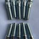 10PCS M14-1.50 Serrated Wheel Stud Bolts 610-615 - 0.62' Knurl, 2.35' Length Compatible with Select Dodge Durango, Ram 1500, Jeep Grand Cherokee Models