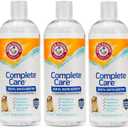 Arm & Hammer Complete Care Dog Dental Water Additive, Odorless Flavorless Daily Oral Care Solution with Baking Soda and Calcium for Plaque, Tartar, and Fresh Breath, 16 Fl Oz - 3 Pack