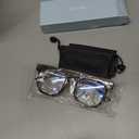 miyya Blue Light Glasses for Women & Men Oversized UV & Blue Light Blocker Chunky Frames, Stylish Eyewear Accessories