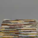 Boho Throw Pillow Covers 18x18 Set of 2 Woven Tufted Farmhouse Pillows Cover with Tassels Textured Striped Cushion Case Neutral Pillow Cases Decorative Pillowcase for Sofa Couch Bed,Rust