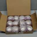 12 Pcs Purple Votive Candle Holders for Wedding Decor, Purple Mercury Glass Candle Holders for Table Centerpieces, Tea Light Holder for Wedding Bridal Shower Party Supplies