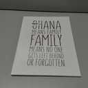 Ohana Means Family Sign Hawaiian Home Decor, Ohana Hawaii Gifts for Women Men, Framed Hawaiian Hawaii Canvas Poster Painting Wall Art, Ready to Hang for Home Office Bathroom 12 x 15 Inch