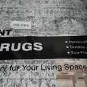 Soalmost 9x12 Area Rugs for Living Room Washable Rug Non-Slip Grey
