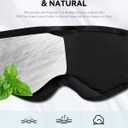 MUSICOZY Sleep Headphones Masks, Headphones Masks for Sleeping Wireless Music Mask, Bluetooth Sleep Eye Mask for Sleeping for Side Sleepers Men Women with Speakers Cool Tech Gadgets Gifts, Black