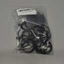 Curtain Rings with Clips 1.5 Inch Interior Diameter Openable 24 Pack Rustproof Metal Hangers Ring Decorative Drapery Vintage Black TXZWJZ