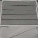 Stone Dish Drying Mat for Kitchen Counter  Collapsible 24"(L)16 (W) Super Absorbent Diatomaceous Earth Dish Drying Mat, Grey Kitchen Counter Mats for Dishes ,Bottles, Cups, Match Any Countertop