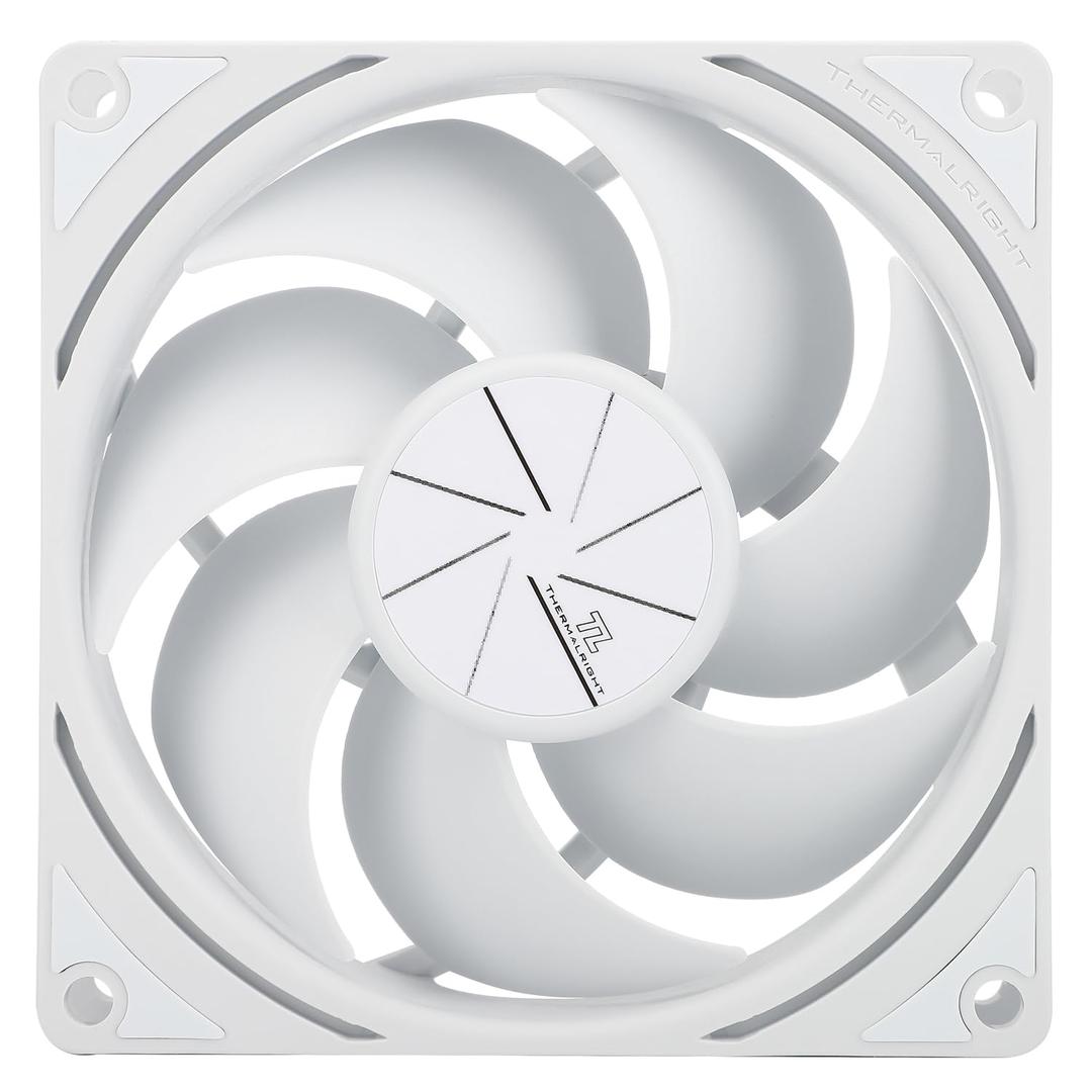 Thermalright TL-P9W CPU Fan, Computer Case Cooling Quiet 4PIN PWM PC Fan, High Performance 92mm Silent Cooler, 2200RPM Speed, CPU Cooling(White)