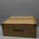 SNSLXH 5 Pack Stackable Closet Storage Basket, Multifunctional & Foldable Closet Organizer for Bathroom Kitchen Laundry Room Wardrobe Storage, Space-Saving Clothes Storage Drawer Organizer, White