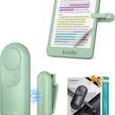 Page Turner for Kindle, Stouchi 2 in 1 Green Magnetic Paperwhite Oasis Scribe Kobo Clicker Accessories Wireless Remote Control for iPhones, iPads, Tablets Camera Video Record Shutter Selfie