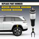 DICMIC Front Left Air Suspension Strut Shock Absorber Compatible with 2011-2015 Jeep Grand Cherokee Replace# 68029903, 68029903AC, 68029903AD, 68029903AE, 68029903AF