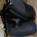 COLAMY Ergonomic Mesh Office Chair with Footrest, Executive High Back Computer Desk Chair with Wide Headrest and Adjustable 3D Arms, Fixed Tilt Lock and Lumbar Support (Black) (5188-black-new)