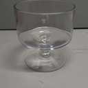 Glass Trifle Bowl with Pedestal and Lid, Trifle Serving Dish, Modern Minimalist Clear Glass Dessert and Cake Stand, with Pedestal for Displaying Pastries, Fruit and Layered Desserts, Ideal for Party