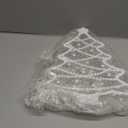 11" Christmas Tree Charcuterie Boards, Acrylic Reusable Serving Tray for Dessert Appetizer Display, Cute Decorative Snack Platter for Xmas Party Table Decoration