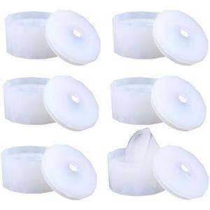 Bella Ice Cube Molds & Trays- Pack of 6 Silicone Ice Diamond Mold with Lid. Great for Cocktails, Candy, Soap or Chocolate