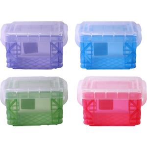 Super Stacker Pixie Box, 4 Pack, Assorted Colors,Multi-Colored,34366