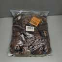 Hunting Pants for Men Camouflage Clothing Gear Windproof Fleece Lined for Winter (Brown, XXXL)