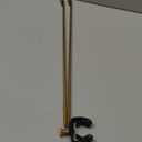 Gisafai 2 Pcs Flag Spreaders for Indoor Flag Pole Display Gold Juneteenth Independence Day Banner Holder, 19.69 Inches in Total Length