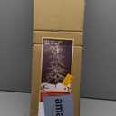 LIGHTSHARE 4 ft. Snowy Fir Tree, 112 LED Lights, for Indoor and Outdoor Use, Warm White, for Home Festival Party Christmas (4FT)