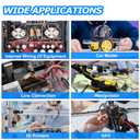 22 Gauge Stranded Wire Kit, 23ft Each 8 Colors 22AWG Silicone Electrical Wire Spool, Flexible Tinned Copper Wire, Hook Up Wire Kit for DIY, Automotive