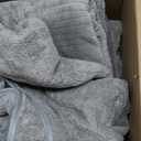 Bath Towels Set of 4 Extra Large 35 x 70 Inches,Luxury Thick High Absorbent and Quick Dry Bath Sheet,Ultra Soft Microfiber,Bathroom,Beach,Yoga,Sport,SPA,Fitness (Grey)