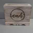 Wedding Card Box with Card Slit and Lock 12"X10"X4.5"- Gift Wishing Well Card Box for Weddings, Receptions, Birthdays, Graduations, Baby Showers, Honeymoon Funds KHNDCNC (White)