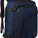 MATEIN Weekender Backpack, Large Capacity Travelling Suitcase Backpack with Strap for Clothes, Expandable Flight Approved Business Carry on Daypack for International Travel, Blue (X-Large)
