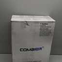 Combier Bidet Toilet Seat with Heated Warm Water & Nozzle Wash, Auto-Dry, Quiet Close Lid, Wireless Remote - Electric Bidet Seat 102S-B(Elongated)